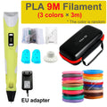 Caneta 3D Caneta de Impressão 3D para Crianças, Canetas para Desenho DIY, Filamento PLA, Presente de Aniversário ou Natal para Meninos e Meninas, Acompanha Estojo para Viagem