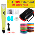 Caneta 3D Caneta de Impressão 3D para Crianças, Canetas para Desenho DIY, Filamento PLA, Presente de Aniversário ou Natal para Meninos e Meninas, Acompanha Estojo para Viagem