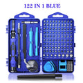 Conjunto de Chaves de Fenda Magnéticas – Kit de Bits Torx e Phillips WOZOBUY com Motor Elétrico, Chave Removedora e Ferramentas para Reparos em Celular e PC
