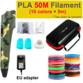 Caneta 3D Caneta de Impressão 3D para Crianças, Canetas para Desenho DIY, Filamento PLA, Presente de Aniversário ou Natal para Meninos e Meninas, Acompanha Estojo para Viagem