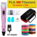 Caneta 3D Caneta de Impressão 3D para Crianças, Canetas para Desenho DIY, Filamento PLA, Presente de Aniversário ou Natal para Meninos e Meninas, Acompanha Estojo para Viagem