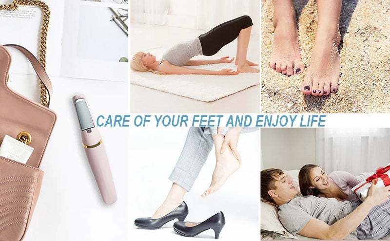 Lima Elétrica Recarregável para Pés e Mãos XMSJ – Ferramenta Elétrica de Pedicure para Lixar e Remover Calos e Pele Morta dos Pés, Lima de Lixa para Calcanhares, Produto Profissional para Cuidados com os Pés