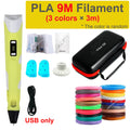 Caneta 3D Caneta de Impressão 3D para Crianças, Canetas para Desenho DIY, Filamento PLA, Presente de Aniversário ou Natal para Meninos e Meninas, Acompanha Estojo para Viagem